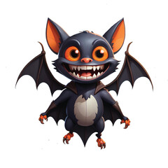 Charming Cartoon Bat Design: Fun and Friendly Character for Kid