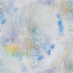 Tie Dye Vector Shirt. Yellow White Grunge. Abstract Repeat Pattern. Seamless Grunge Swirl. Brush Vector Background. Gray Swirl Watercolor. Yellow Blue Print. Grey Tie Dye Shirt. Tye Stripe Culture.