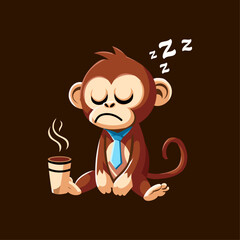 grumpy monkey