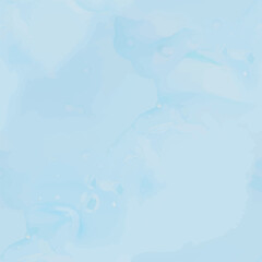 Ocean Elegant Watercolor. Ocean Luxury Texture. Foil Art Paint. Blue Marble Watercolor. Liquid Abstract Ink Painting. Gold Seamless Background. Vector Ink Marble. Alcohol Ink Marble. Luxury Watercolor