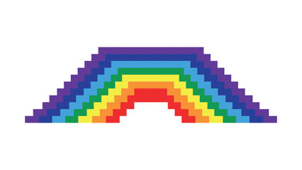 Fototapeta premium rainbow pixels