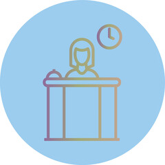 Hotel Lobby icon Design