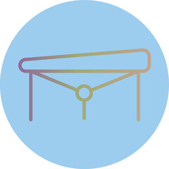 Massage Table icon Design