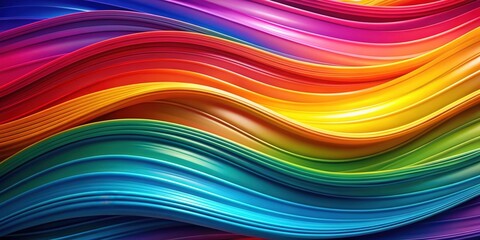 Colorful abstract background with vibrant waves , vibrant, abstract, background, colorful, design, flowing, movement, artistic