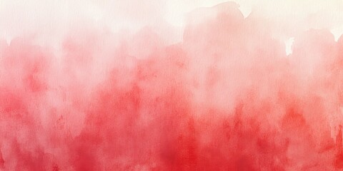 Obraz premium Abstract Watercolor Background in Red and White