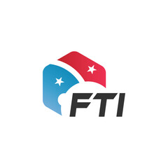 FTI letter logo design on white background. Creative  modern FTI letter logo design. Vector design.