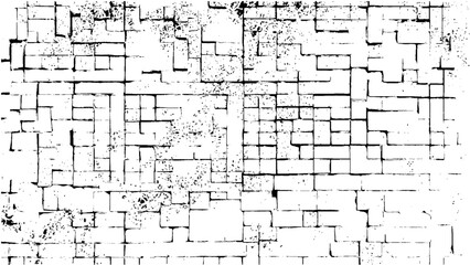 Grunge dirty texture background overlay, Grunge texture is black and white. Grunge black and white seamless pattern.