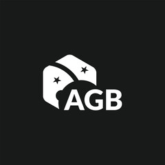 AGB letter logo design on white background. Creative  modern AGB letter logo design. Vector design.