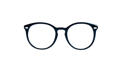 Glasses transparent background
