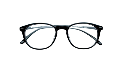 Glasses transparent background