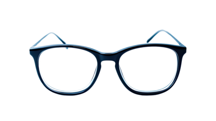 Glasses transparent background