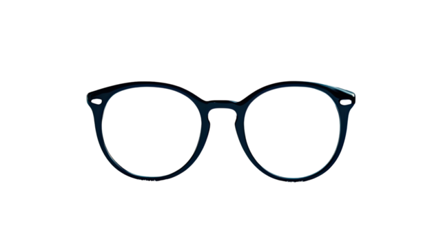 Glasses transparent background