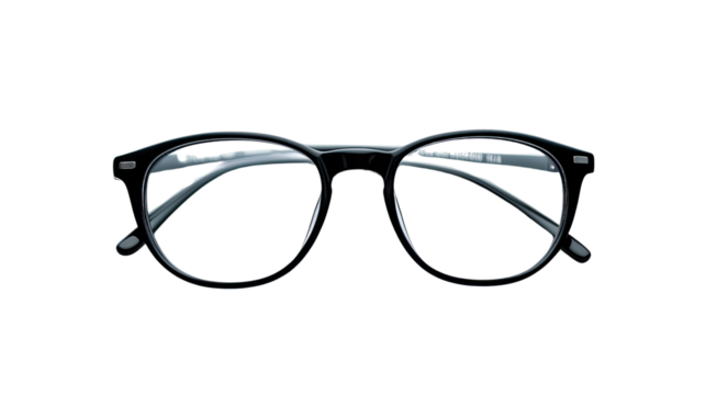 Glasses transparent background