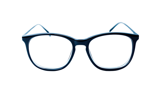 Glasses transparent background