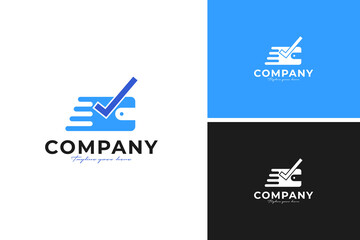 Payment logo design vector illustration template idea