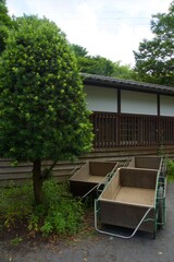 舞岡公園の景色　真夏　神奈川県戸塚区舞岡町
