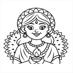 Happy Diwali Vector illustration 