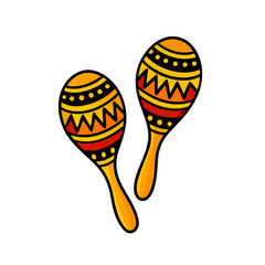 Maracas graphic design template vector (11)