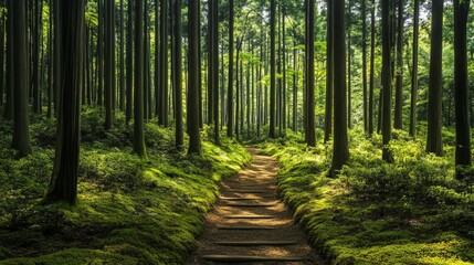 Obraz premium forestry pic of japan