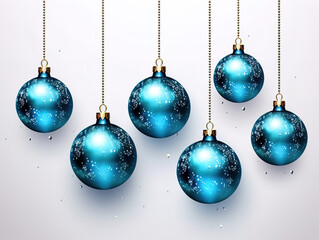 Obraz premium Exceptional Elegant background with christmas balls