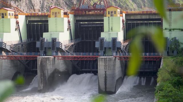 The Chamera-II hydroelectric power plant in Chamba district, Himachal Pradesh, India, constructed on the river Ravi by NHPC Limited, an Indian hydropower producer.