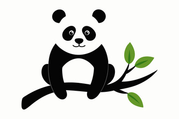 A cute Panda vector illustration