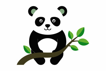 A cute Panda vector illustration