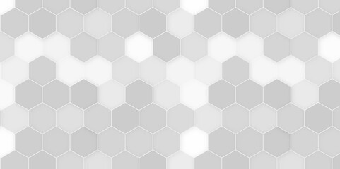 Hexagon Beehive honeycomb pattern wall black and white. Hexagon isolated clipping path horizontal for design 