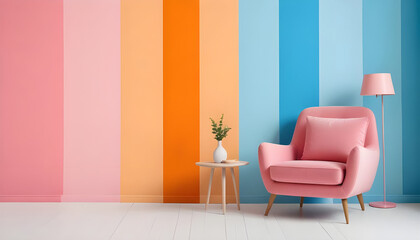 empty scene to use in interior designs and mockups