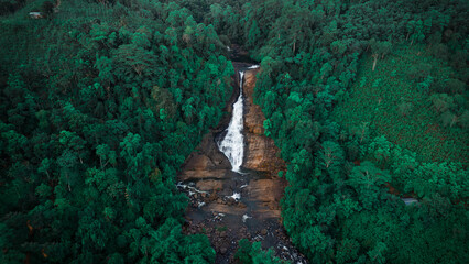 Bopath ella waterfall Sri Lanka