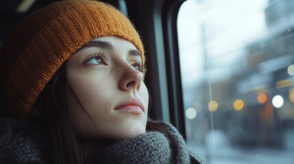 Contemplative Cityscape