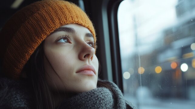 Contemplative Cityscape