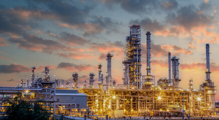 Oil and Gas Industrial zone,The equipment of oil refining,Close-up of industrial pipelines of an...