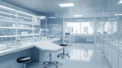 Obraz premium Modern Laboratory with Advanced Equipment