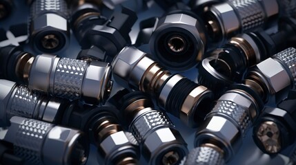 A photo of a close-up of wire nuts and connector