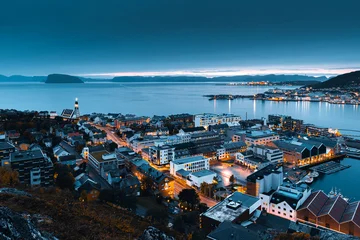 Gordijnen Poolcirkel Hammerfest  © Théophile Demarle