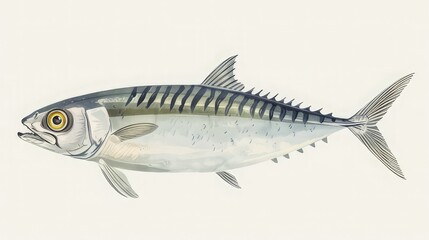 Fototapeta premium fish isolated on white