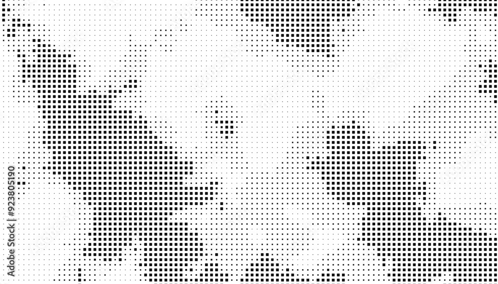Poster black and white abstract pixel effect pattern. concept vector for background and design element. vec