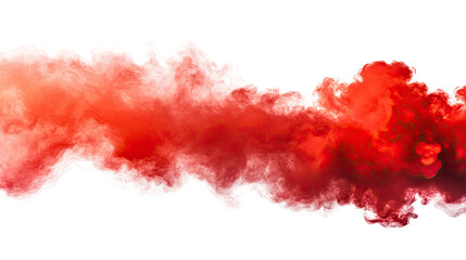 Red explosion transparent background