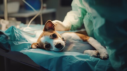 Caring for a Dog at the Veterinarian