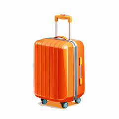 Travel Suitcase Realistic on a isolated white background (3)