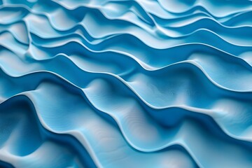 Obraz premium Abstract Blue Waves