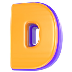 D Font 3D Render