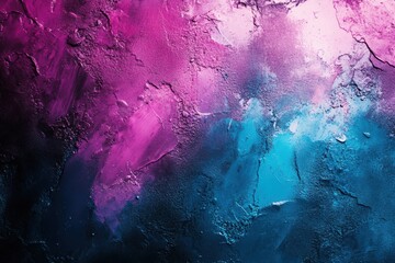 Vibrant pink blue abstract art background