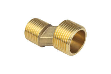 Eccentric adapter for bathroom faucet, isolated from background