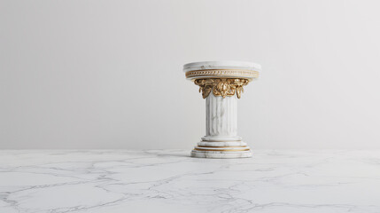 column isolated on white