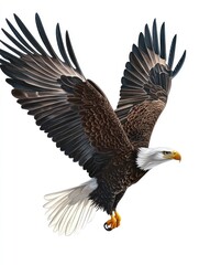 Fototapeta premium Majestic Eagle in Flight