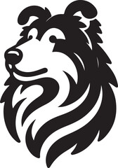 bear mascot silhouette vector art illustration