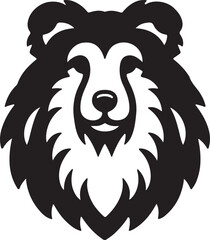 bear mascot silhouette vector art illustration