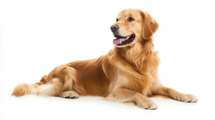 Fototapeta premium Happy Golden Retriever